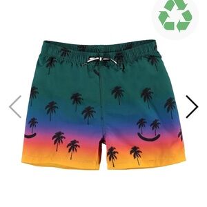 Molo Multicolor Palm Tree Swim Trunks Euro 170/176 so 14 to 16